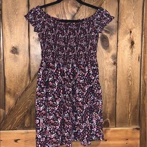 Off the shoulder mini dress from Express